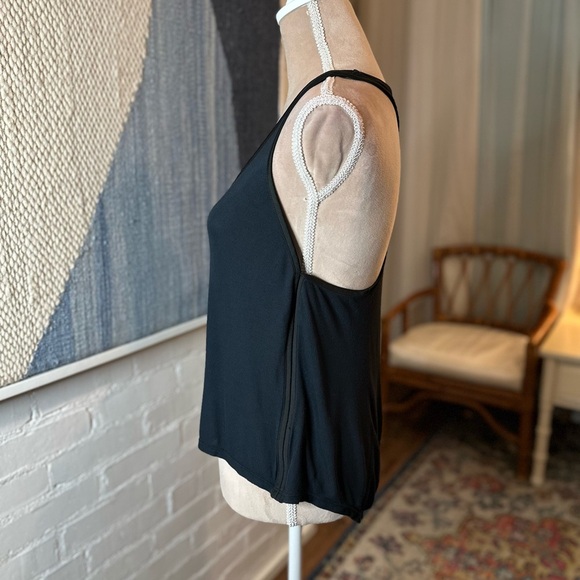 Free People Intimately Dark Blue and Black Lined Tank Top - Picture 5 of 9